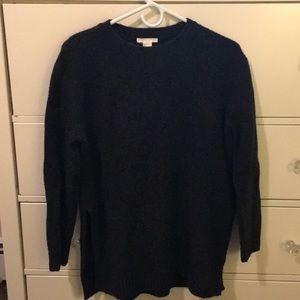 Oversized charcoal grey black sweater